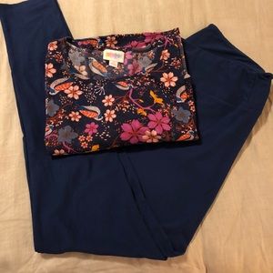 New Lularoe Small Irma and TC leggings set